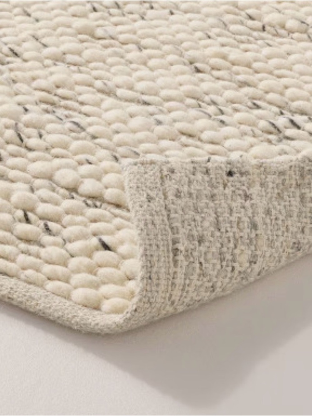 Hearth & Hand Chunky Woven Accent Rug Cream 3’x5’ -NWT - Picture 3 of 7